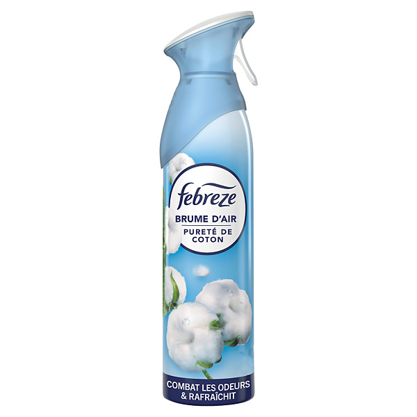Désodorisant aérosol Febreze Brume d'Air Pureté de coton 185 ml