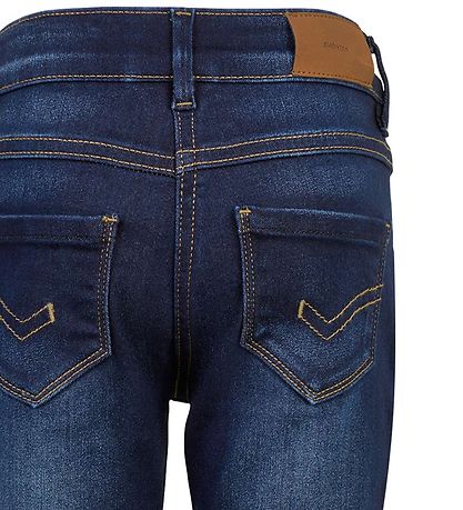 Minymo Bukser - Stretch Slim Fit - M?rkeBlå Denim