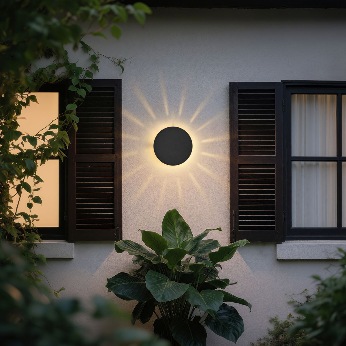 Buiten wandlamp zwart incl. LED IP54 - Soleil