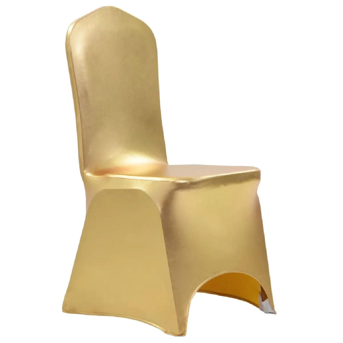 vidaXL Housses de chaise extensibles - Doré