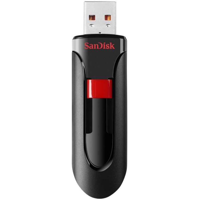 SanDisk Cruzer Glide lecteur USB flash 32 Go USB Type-A 2.0 Noir, Rouge