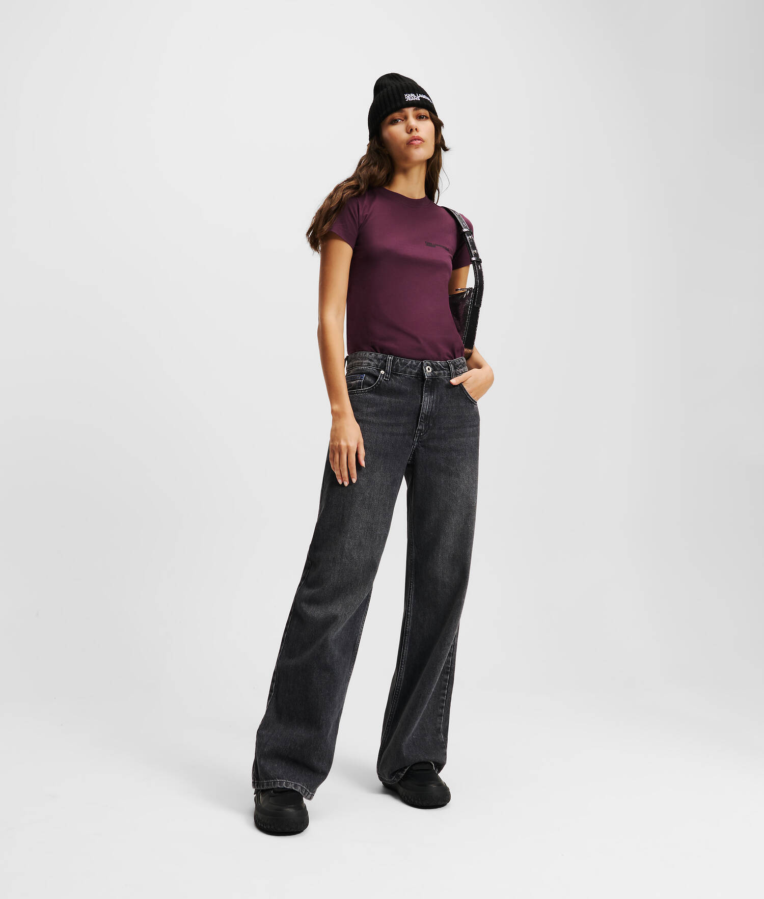 JEAN DÉCONTRACTÉ TAILLE MI-HAUTE KLJ