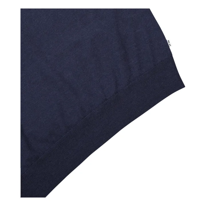 NN. 07 Pull Polo Manches Longues Sergio 6605 | Bleu marine
