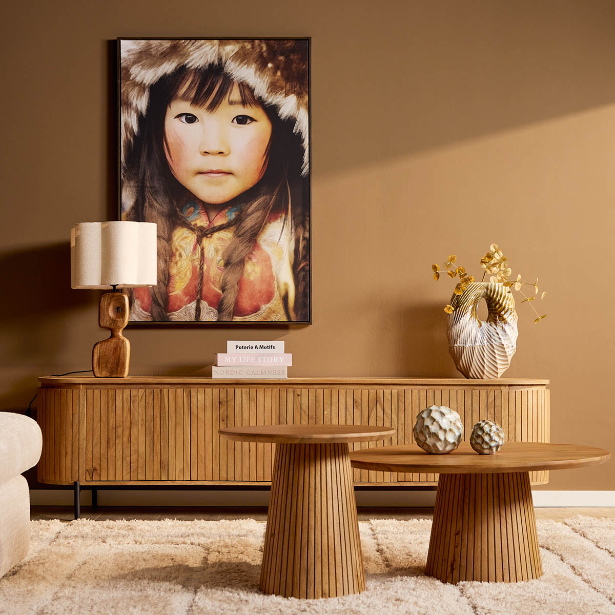 Salontafel Sol Ø80 cm