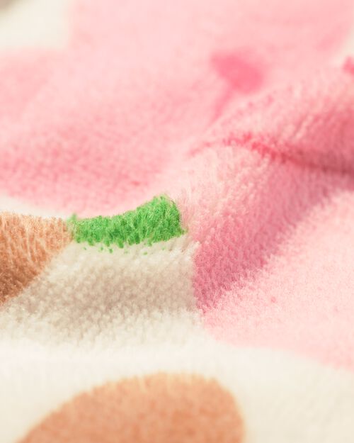 ensemble de vêtements pour bébé velours fleurs écru
