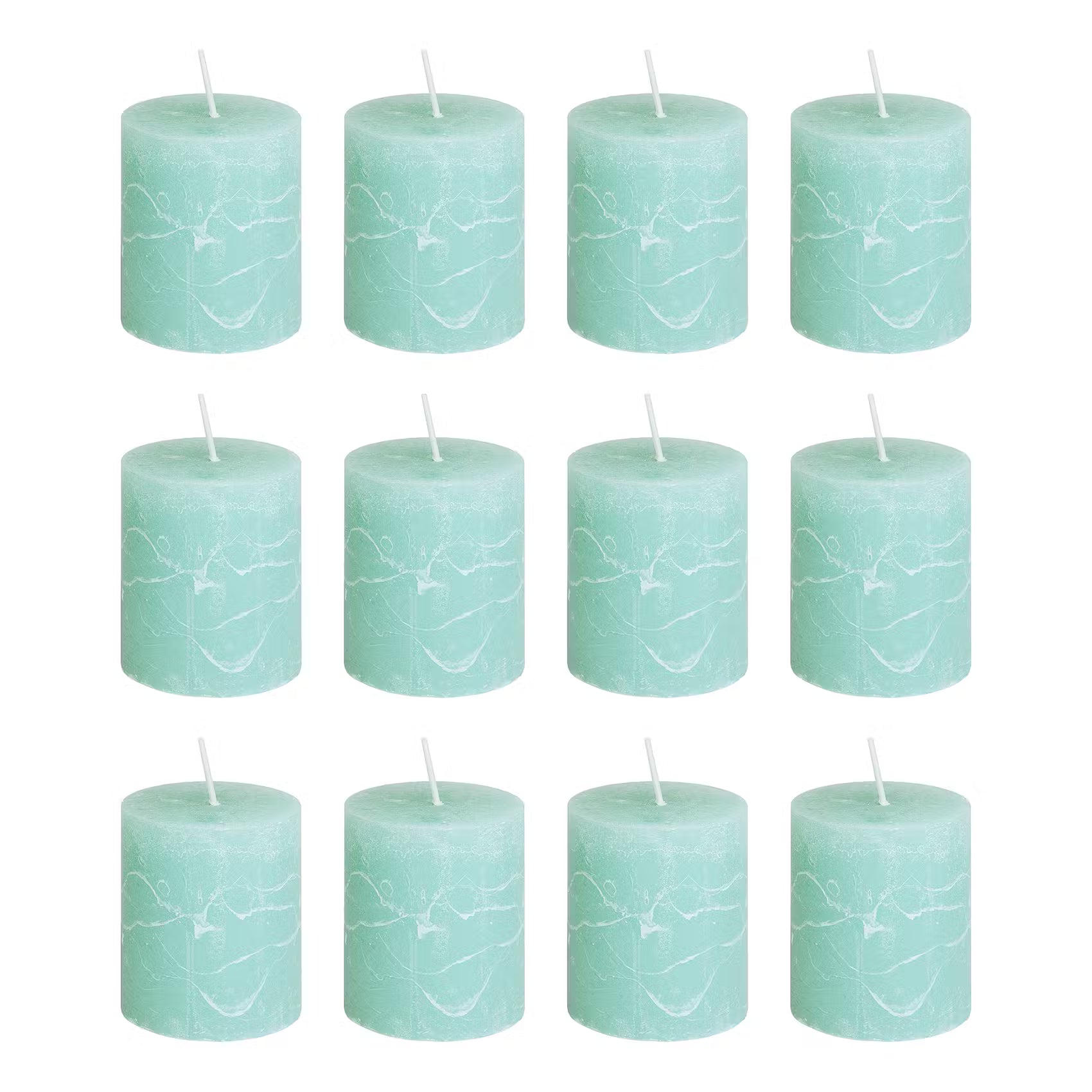 RUSTIC Stumpenkerze 12er-Set