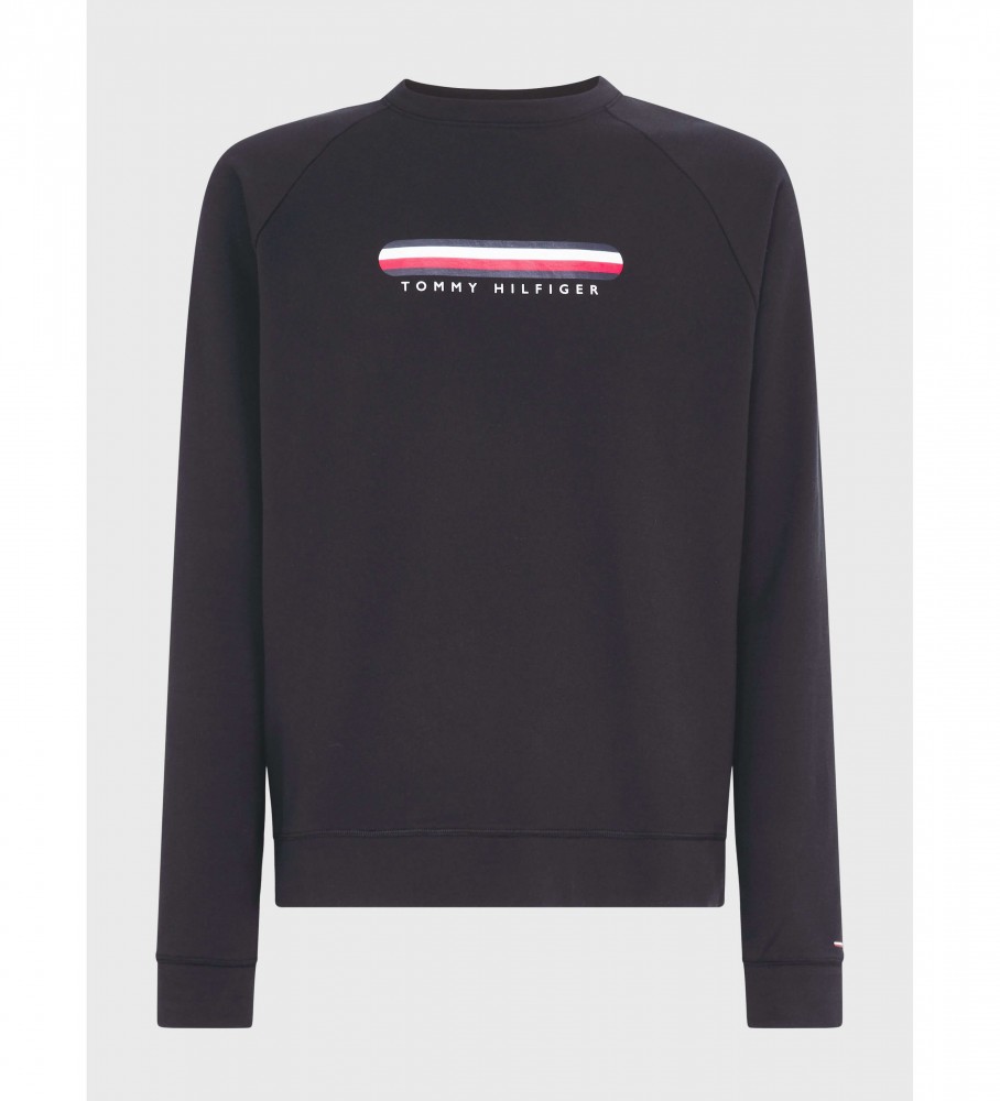 Moletom Tommy Hilfiger Seacell com logo - Preto