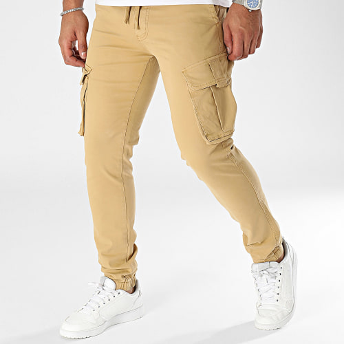 Pantalon Cargo Jaune Moutarde