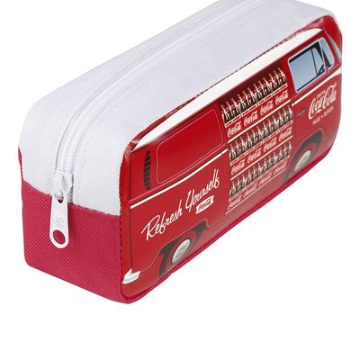 Trousse rectangulaire Van Coca Cola - 1 compartiment - différents modèles disponibles - Viquel