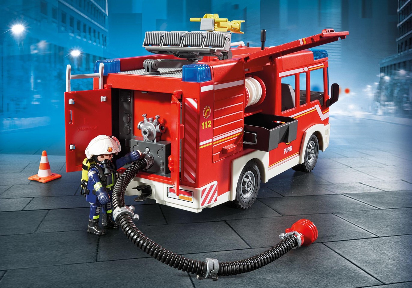 Playmobil - Brandbil udrykningsvogn (9464)
