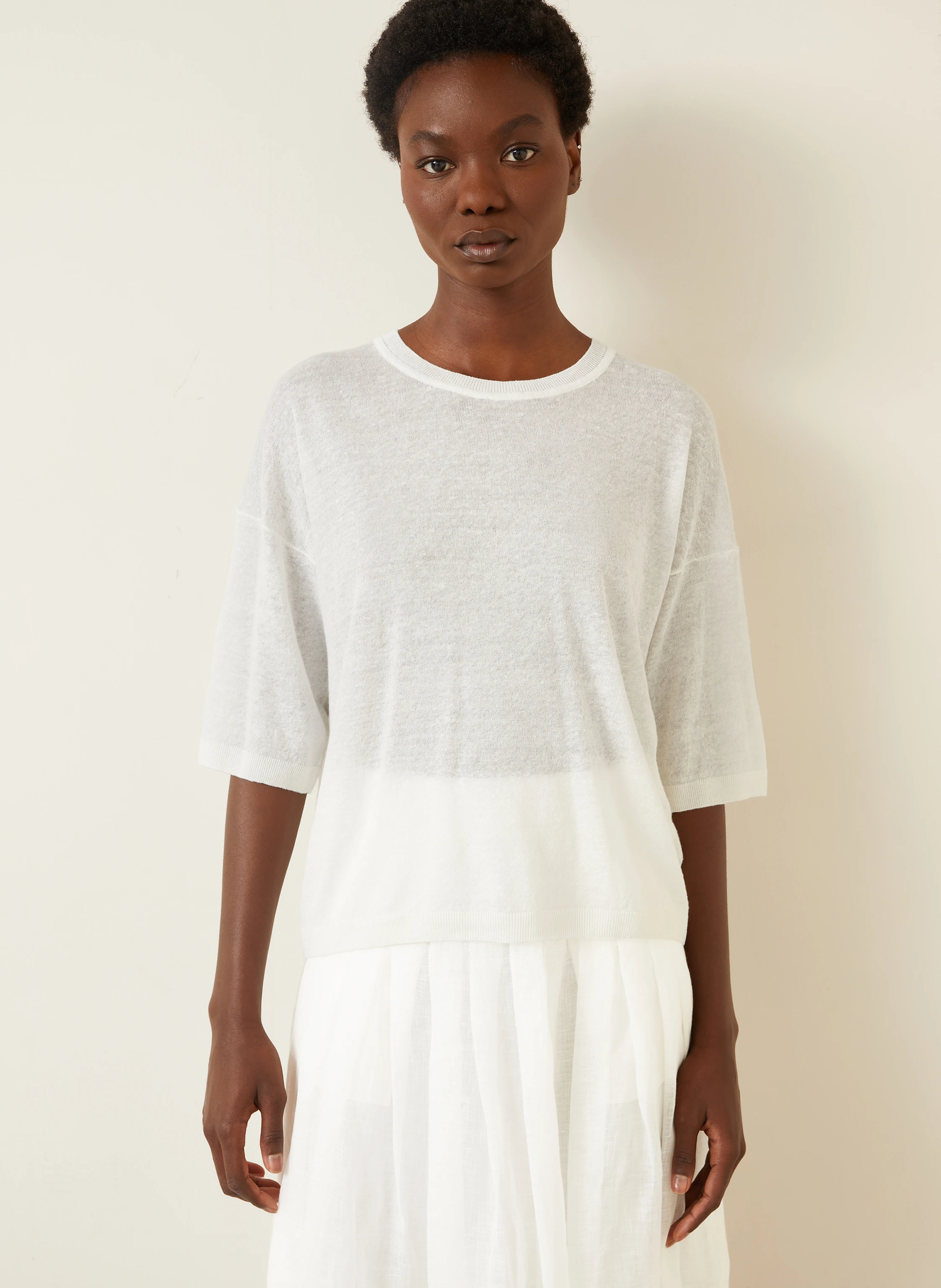 IRIS von ARNIM T-Shirt VENERA mit Leinen