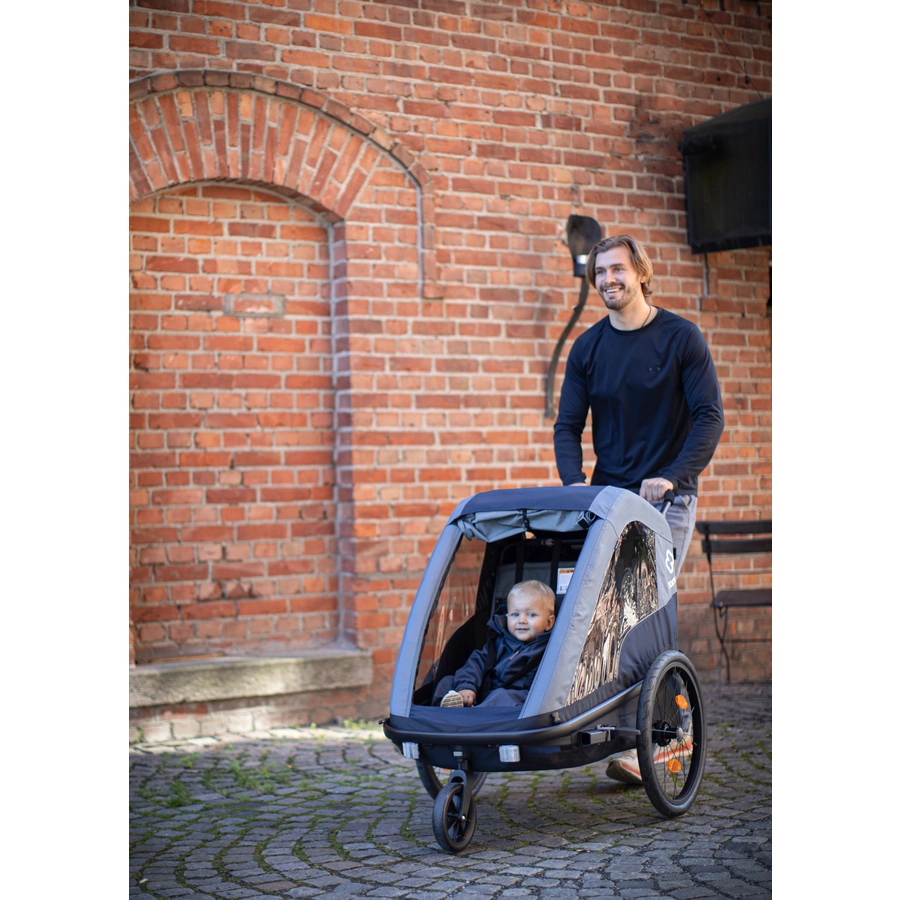 hamax Kinderfahrradanhänger Avenida ONE blue