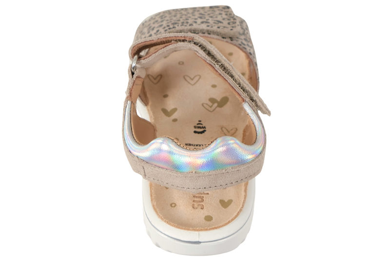 SUPERFIT SPARKLE BEIGE LEOPARD SANDAL