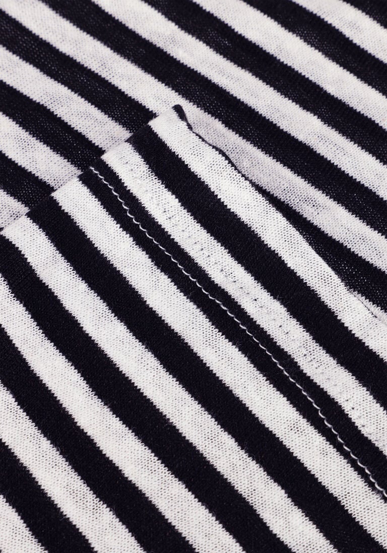 MY ESSENTIAL WARDROBE zwarte my essential wardrobe t-shirt lisamw striped tee