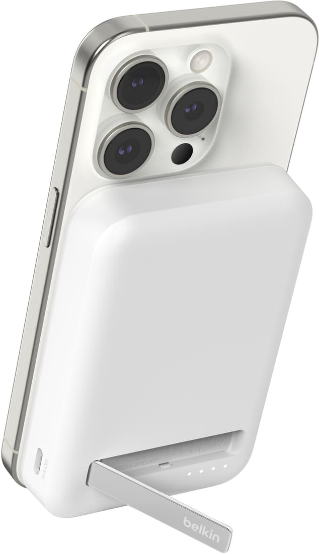 Belkin BoostCharge Pro 8K Magnetic Qi2 powerbank (white)