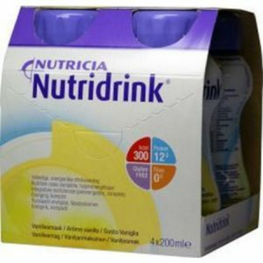 3x Nutricia Nutridrink Vanille4 x 200 ml