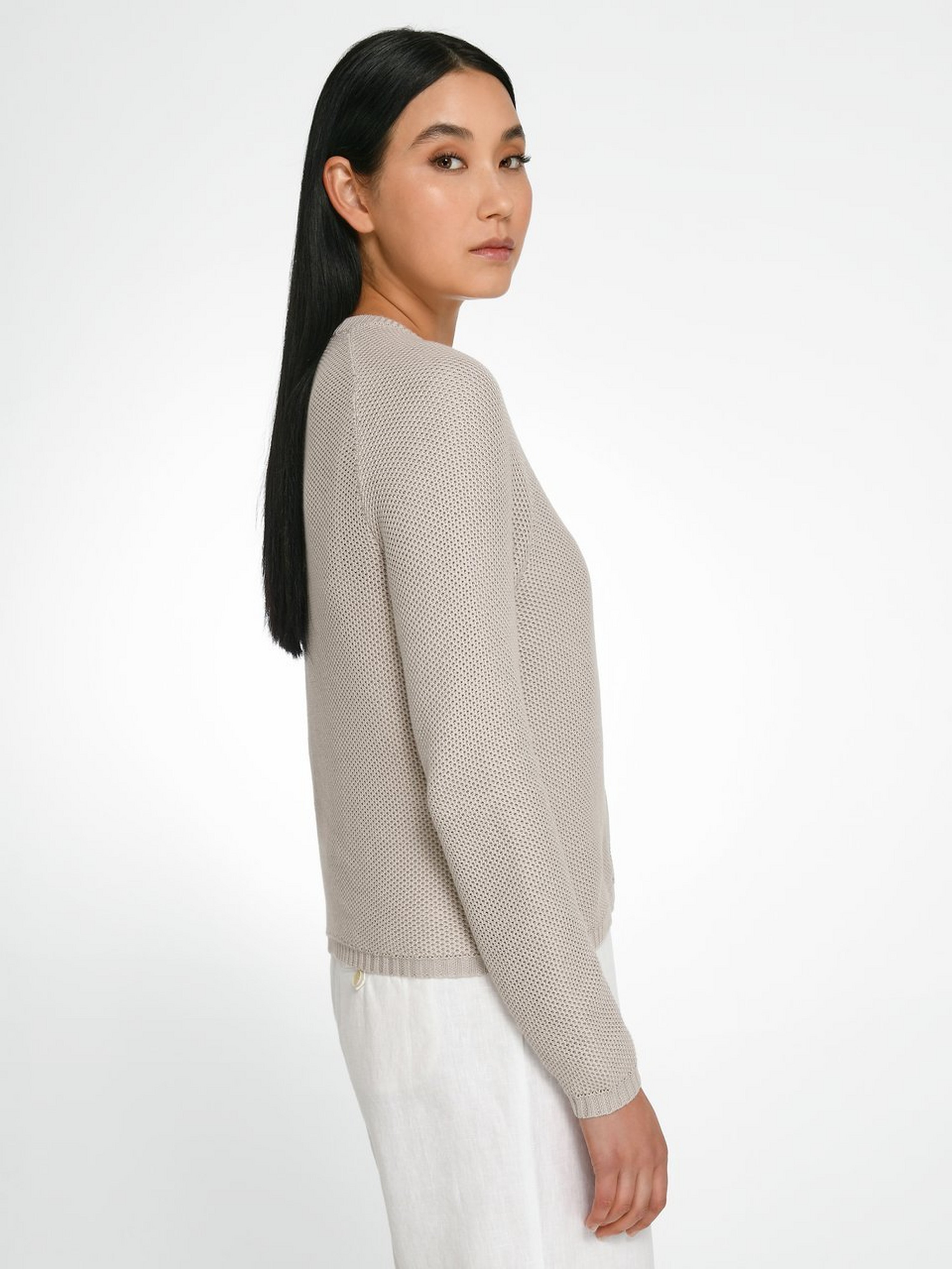 Strickjacke aus 100% Baumwolle Supima