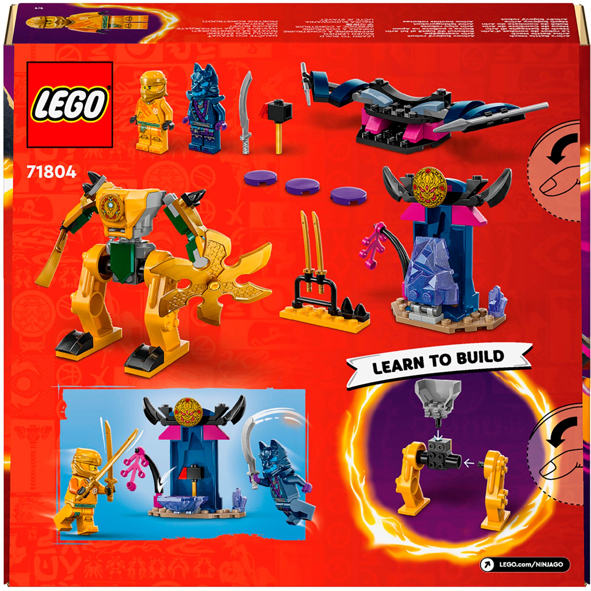LEGO Konstruktionsspielzeug Ninjago Arins Battle Mech