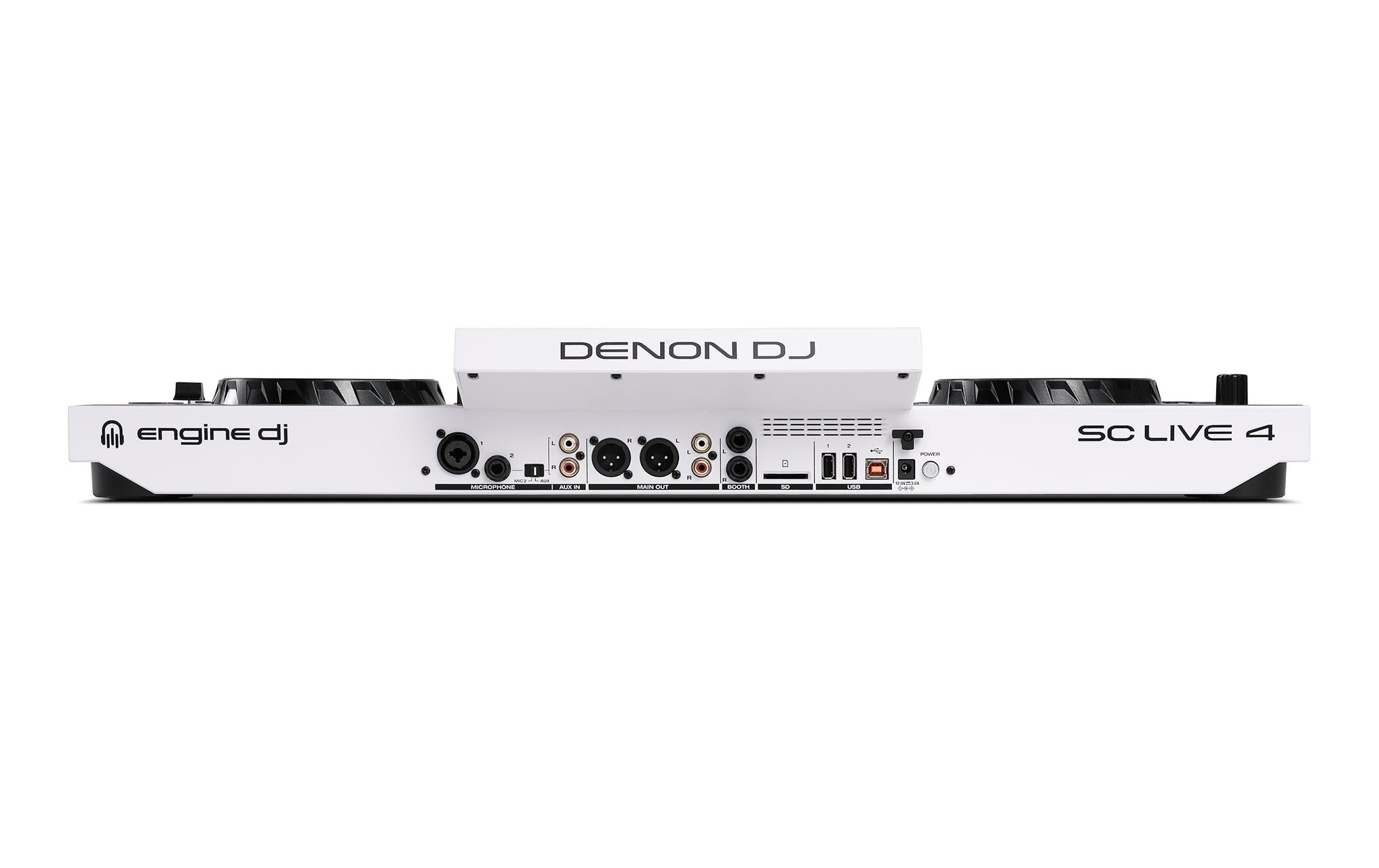 DJ-Controller SC Live 4 Weiss<br>4-Deck Standalone DJ Controller mit WiFi