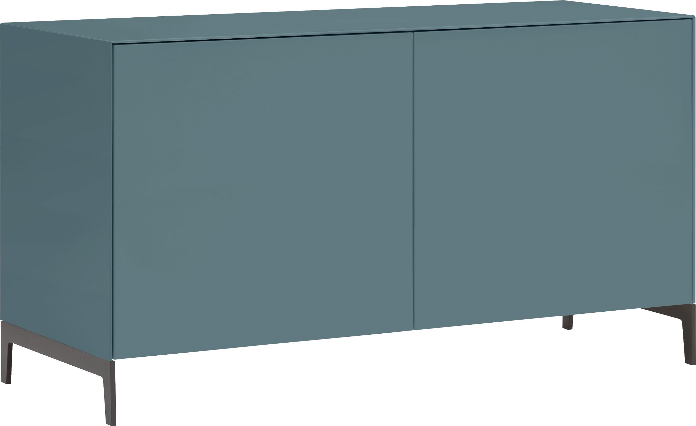 LUX Sideboard - Mittelblau / B: 120.0 cm x T: 46.0 cm x H: 68.0 cm