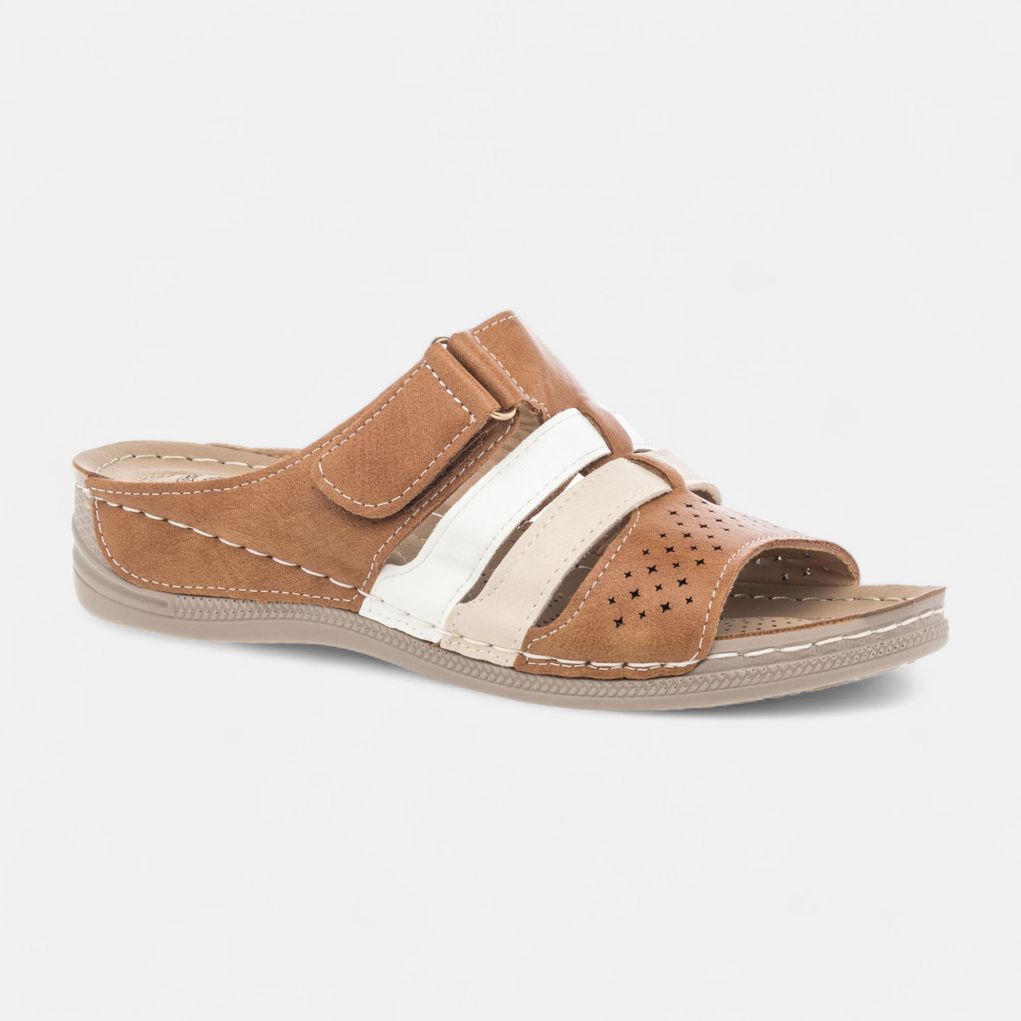 Mules Femme camel