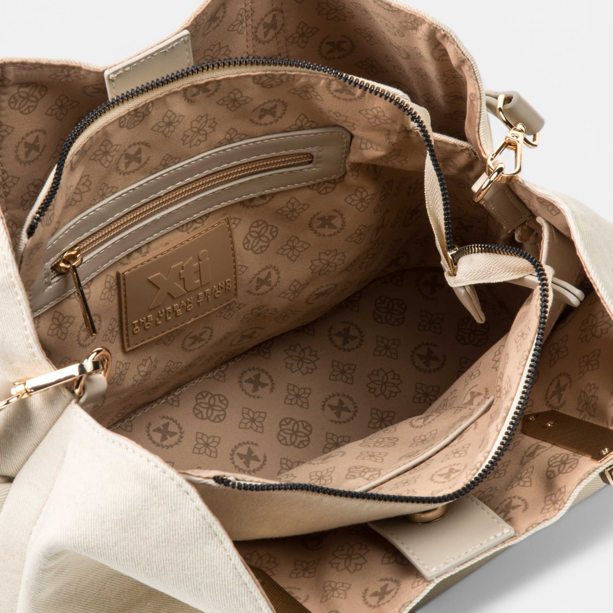Sac à main beige