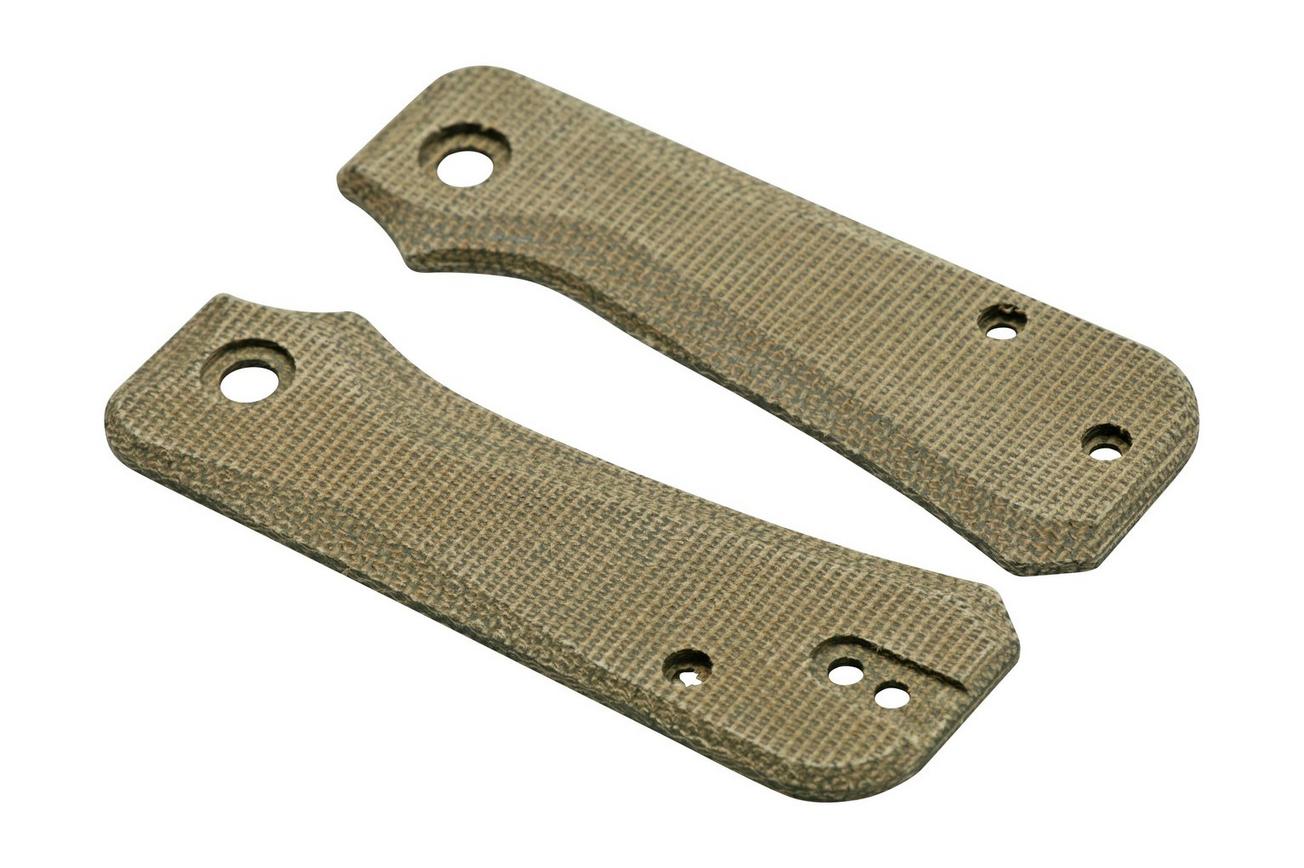Flytanium Civivi Baby Banter FLY-1229GC Green Canvas Micarta Scales