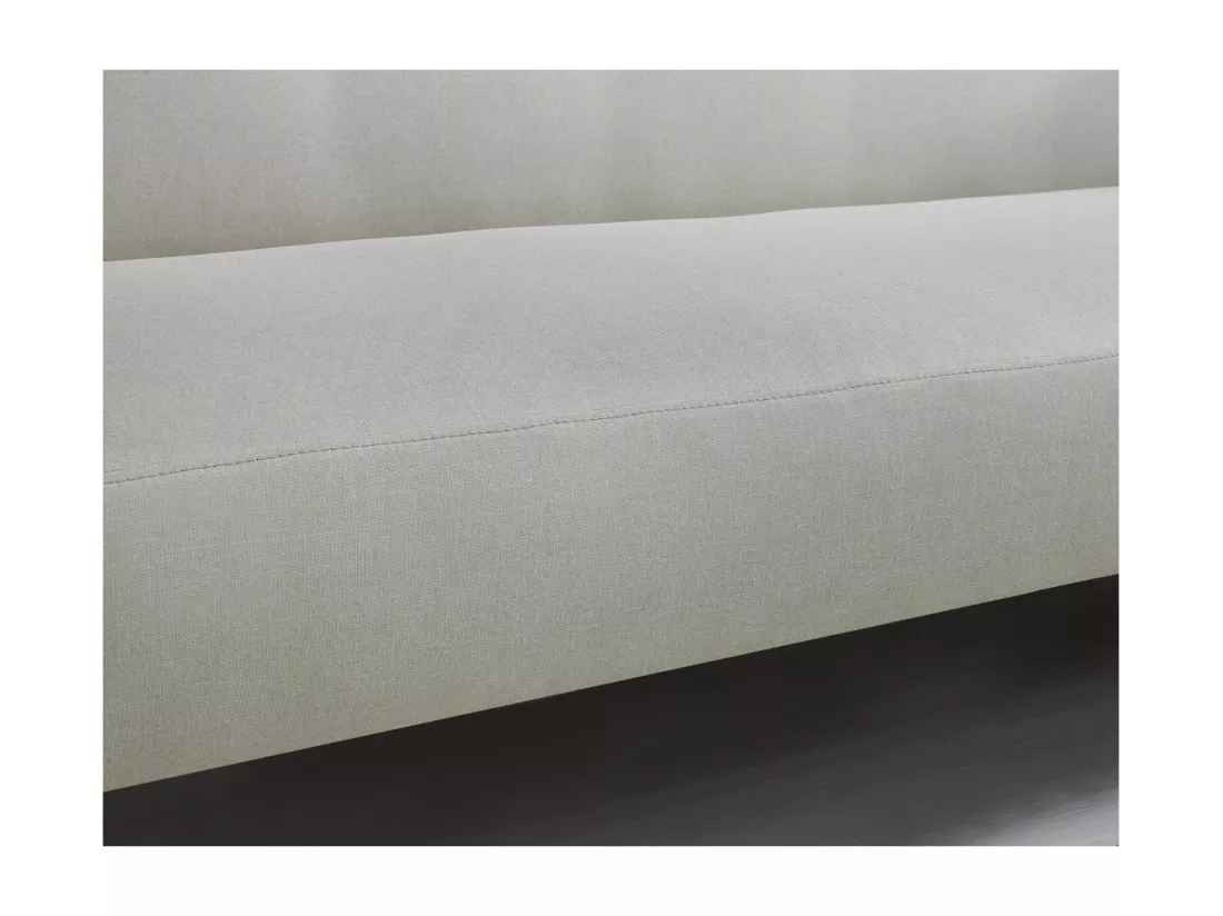 Canapé scandinave convertible 3 places tissu beige BERLIN