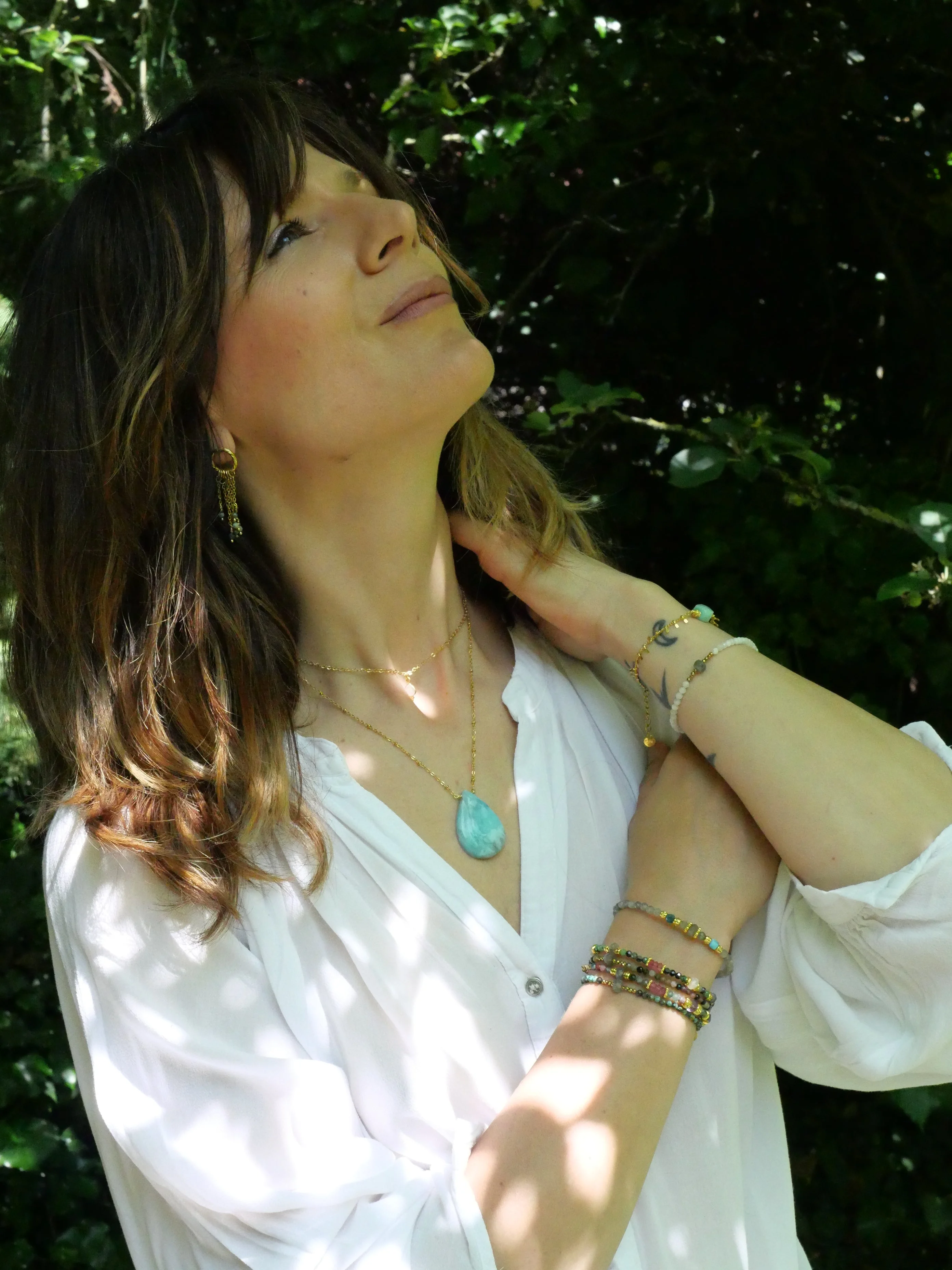 KAVYA - Bracelet amazonite | Bleu