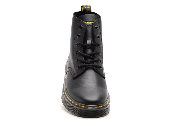 Dr martens boots bottine plates femme thurston noir