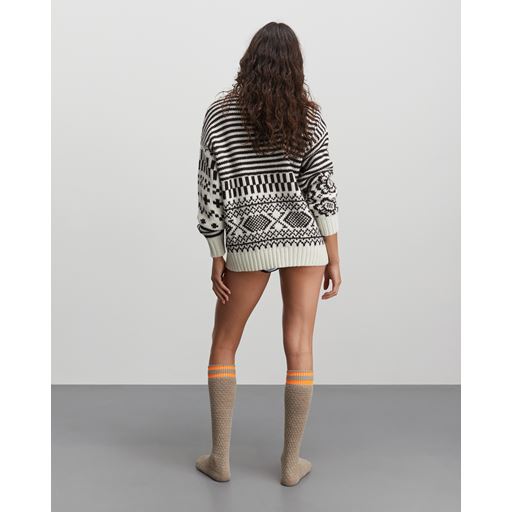 Mads Nørgaard Woolen Bubble Strømper, Teak