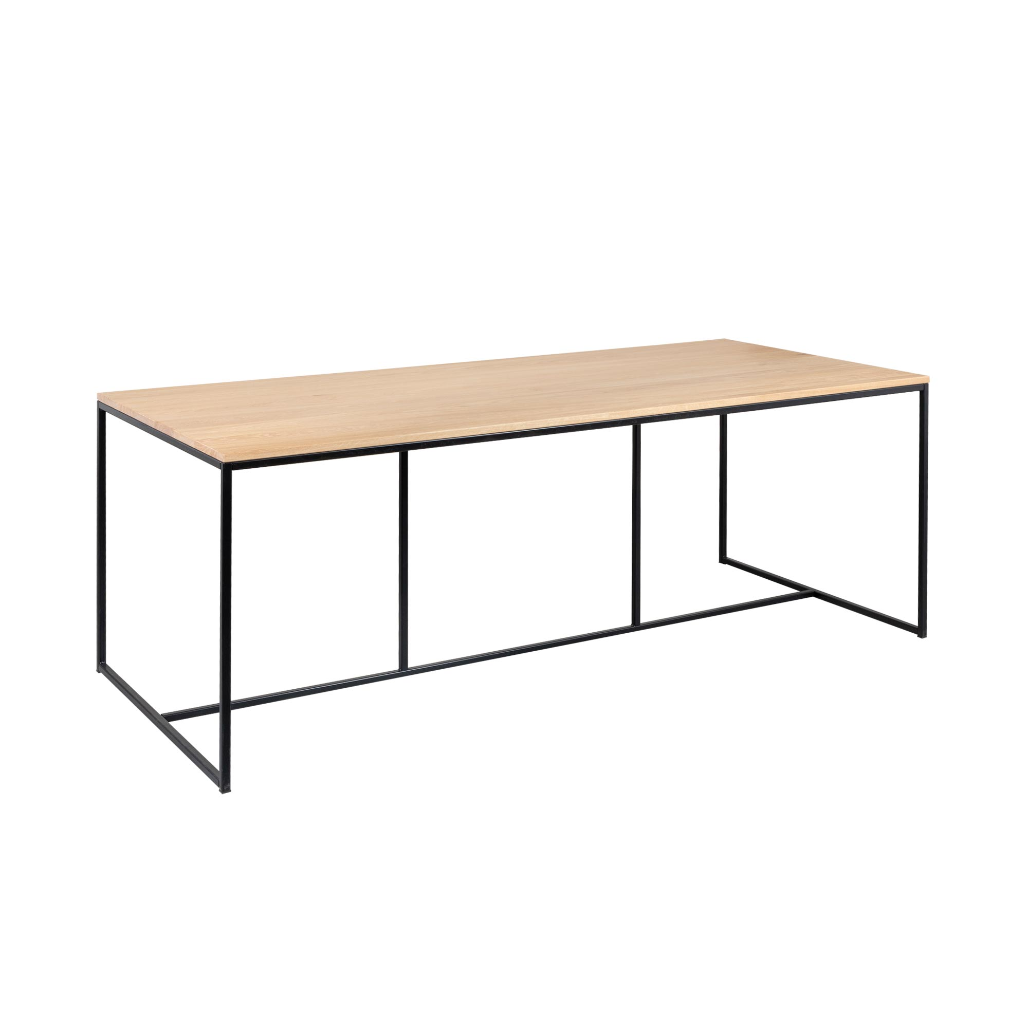 Tafel Soho Tafel Soho 180x90 zwart onderstel