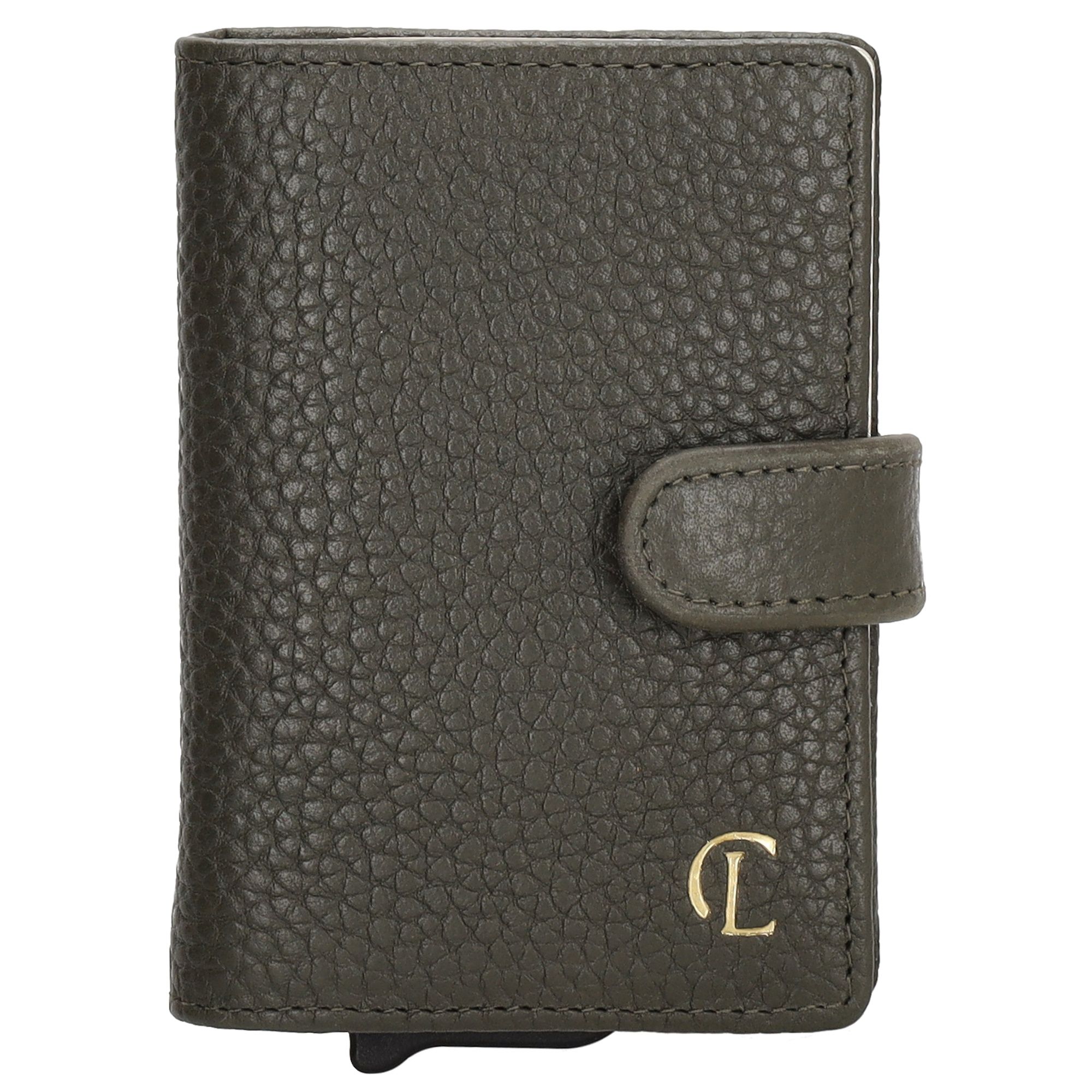 Charm London Union Square Creditcard Etui Donkergroen