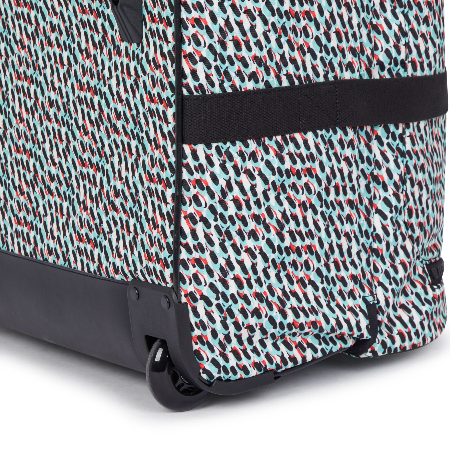AVIANA L Grande valise à roulettes avec sangles ajustables - Abstract Print