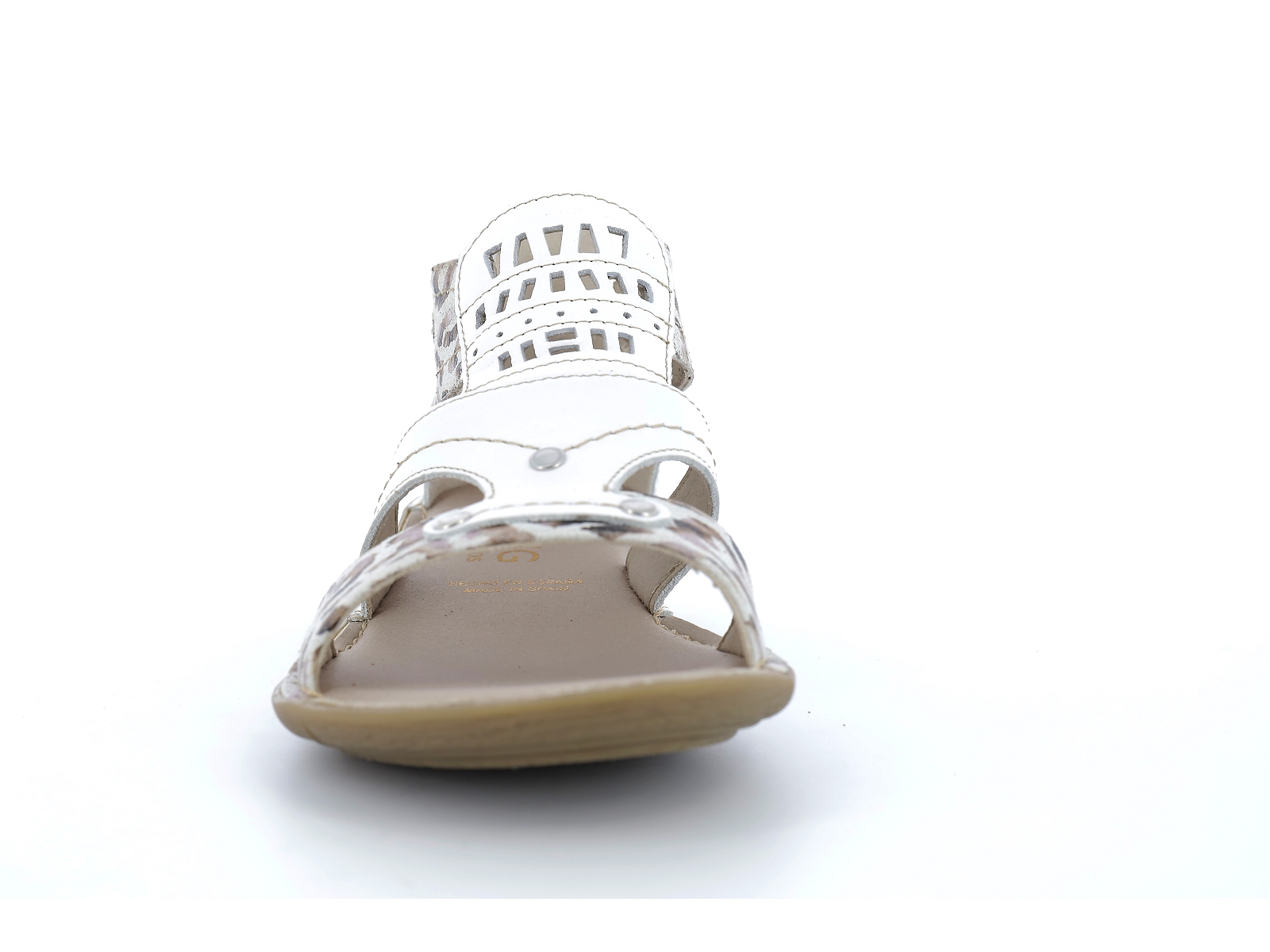 Dorking-D6769 Cuir Multi Blanc