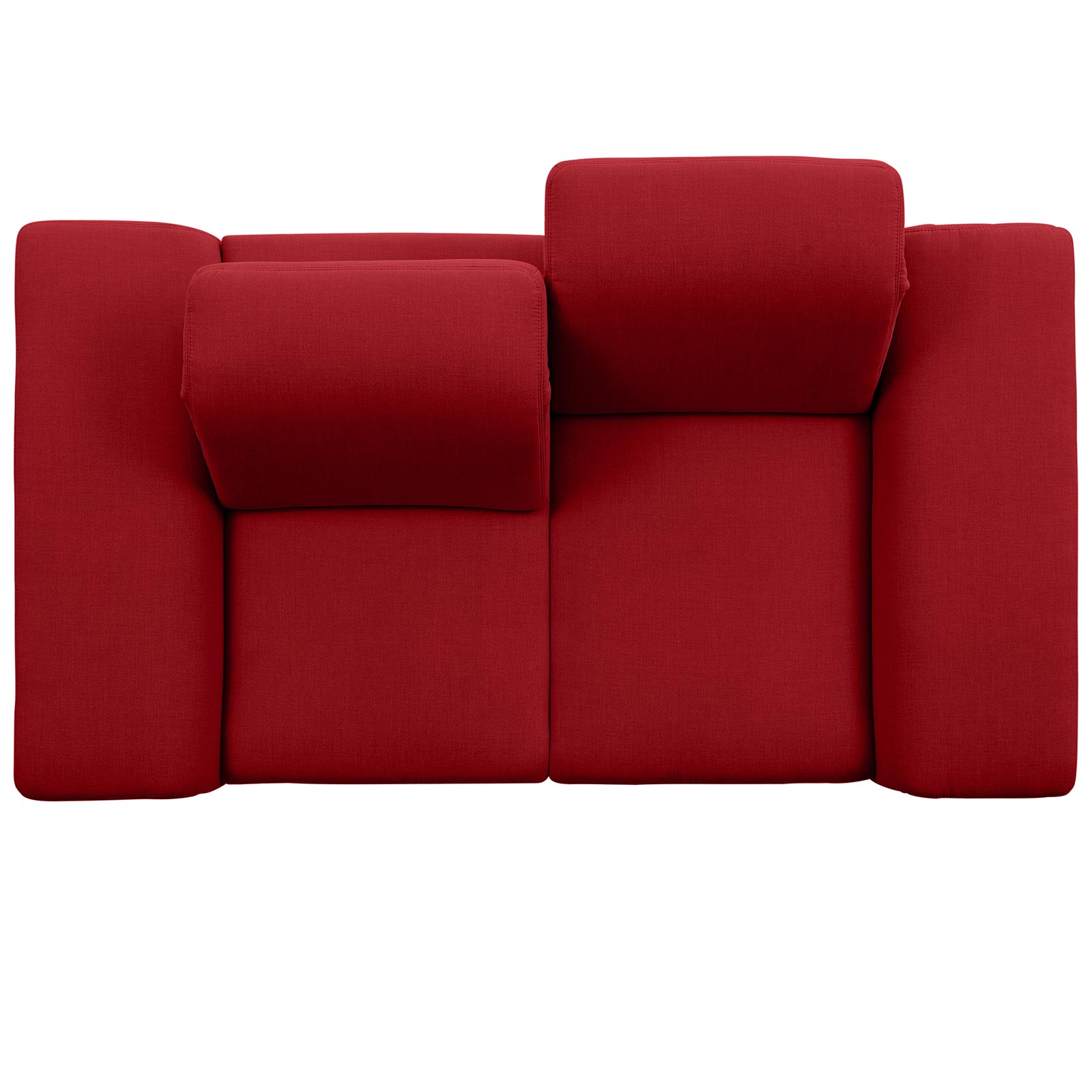 polsterpower 2,5-Sitzer Boxspringsofa - Miro bordeaux - Basismodell