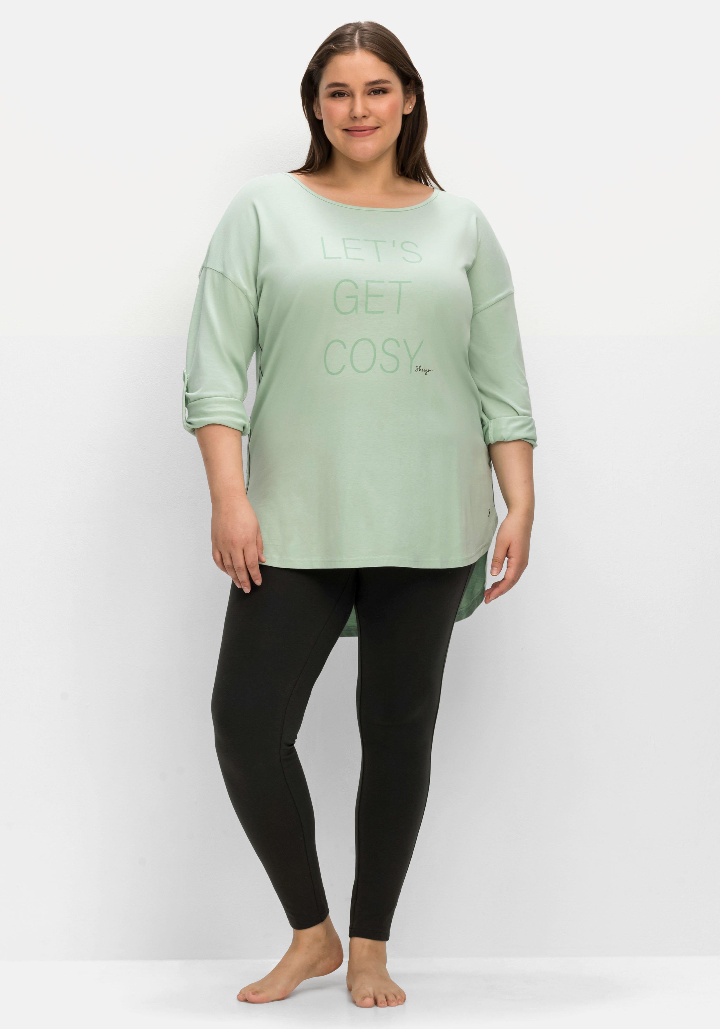 Relax-Shirt mit verlängerter Rückenpartie