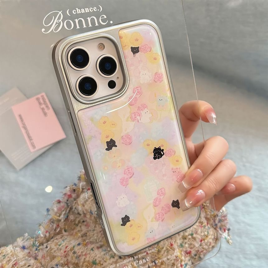 Pixel Dream - Kattentelefoonhoesje - Apple iPhone 16 Pro Max / 16 Pro / 16 Plus / 16 / 15 Pro Max / 15 Pro / 15 Plus / 15 / 14 Pro Max / 14 Pro / 14 Plus / 14 / SE / 13 Pro Max / 13 Pro / 13