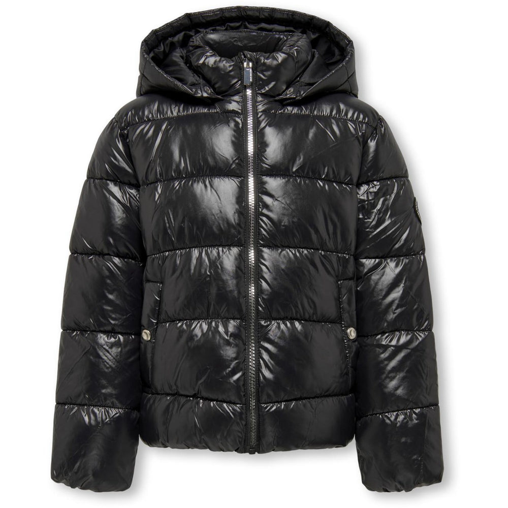 Køb kids ONLY Black Silver Trim Newemmy Savannah Jakke Noos