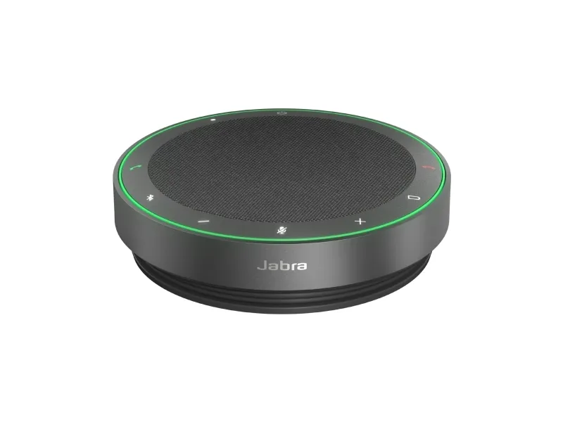 Jabra Speak2 75 UC - Konferencetelefon håndfri - Bluetooth - trådløs, kablet - USB-A, USB-C - mørkegrå - Certified for Zoom Rooms, Zoom Certified, Alcatel-Lucent Certified, Avaya Certified, Cisco Webex Certified, Unify Certified, MFi Certified, Googl