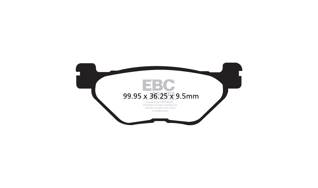 Bremseklodser bag EBC HH, GV650 04-06