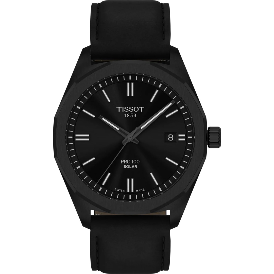 Tissot PRC 100 Solar Quartz 39mm Schwarz