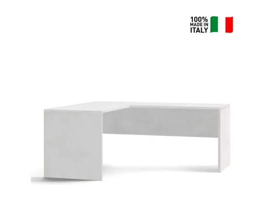 Bureau d'angle gauche 180x69 design moderne robuste PIORO