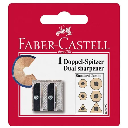 Faber-Castell Metalldoppelspitzer 50-34, silber