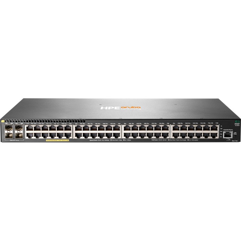 HPE Aruba Networking 2930F 48G PoE+ 4SFP Switch