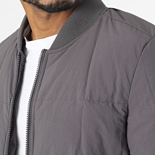 Doudoune Longue Gris Anthracite