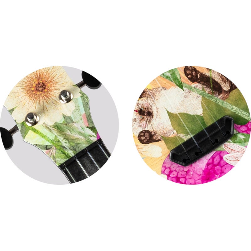 Flight Ultra Travel Series UTS-42 Summer Cat kunststof sopraan ukelele met hoes