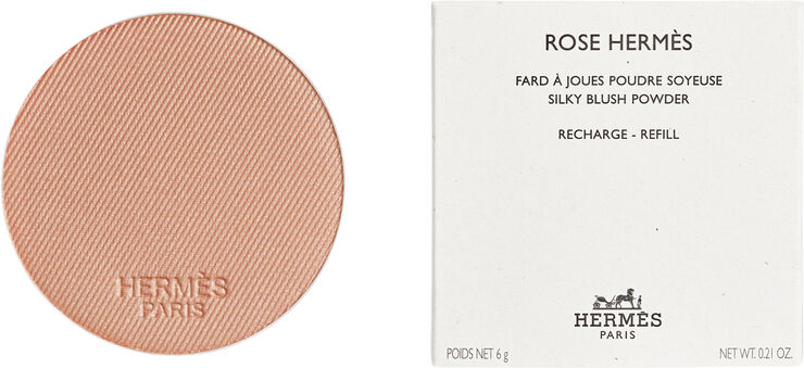 HERMÈS Rose Hermès, silky blush powder refill, Rose Doré