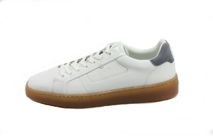 GREVE Lage Sneakers Heren Wave Maat: 44 Materiaal: Leer Kleur: Wit