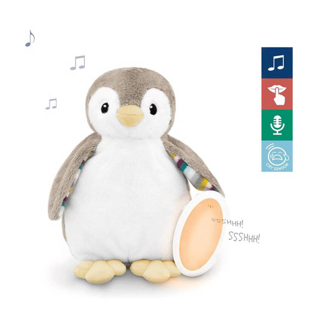 Super handigPhoebe de pinguin babyslaapknuffel met opname functie